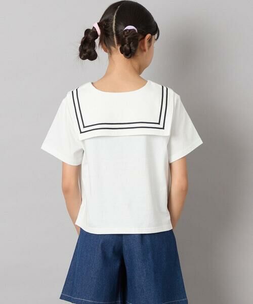 a.v.v / アー・ヴェ・ヴェ カットソー | [120-160]【接触冷感/ジメジメ対策】セーラーカラーＴ | 詳細2