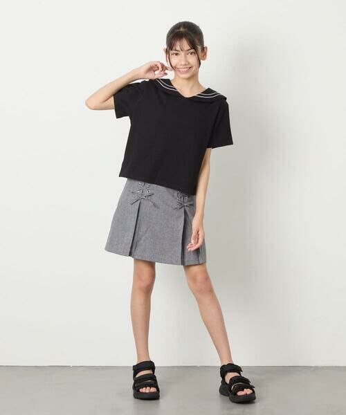 a.v.v / アー・ヴェ・ヴェ カットソー | [120-160]【接触冷感/ジメジメ対策】セーラーカラーＴ | 詳細20