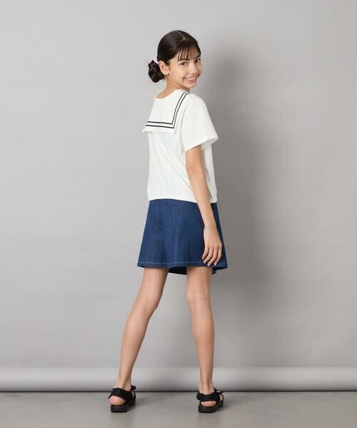 a.v.v / アー・ヴェ・ヴェ カットソー | [120-160]【接触冷感/ジメジメ対策】セーラーカラーＴ | 詳細9