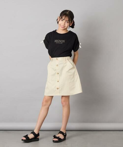 a.v.v / アー・ヴェ・ヴェ カットソー | [120-160]【接触冷感/ジメジメ対策】肩ドロストＴ | 詳細3