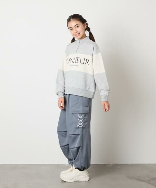 a.v.v / アー・ヴェ・ヴェ カットソー | [130-160]切り替えハーフジップスウェット | 詳細14