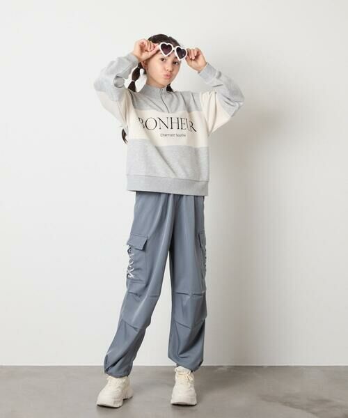 a.v.v / アー・ヴェ・ヴェ カットソー | [130-160]切り替えハーフジップスウェット | 詳細17