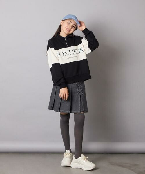 a.v.v / アー・ヴェ・ヴェ カットソー | [130-160]切り替えハーフジップスウェット | 詳細27