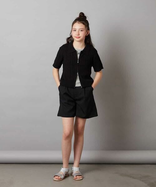 a.v.v / アー・ヴェ・ヴェ その他パンツ | [140-150]ワンタックショートパンツ | 詳細21