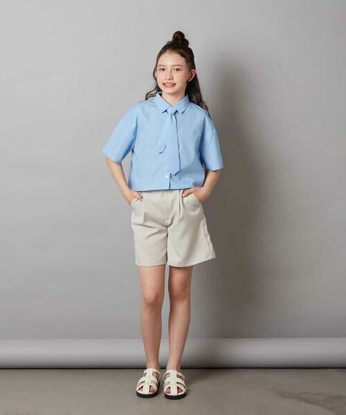 a.v.v / アー・ヴェ・ヴェ その他パンツ | [140-150]ワンタックショートパンツ | 詳細4