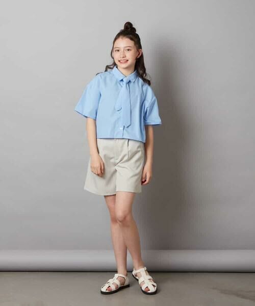 a.v.v / アー・ヴェ・ヴェ その他パンツ | [140-150]ワンタックショートパンツ | 詳細7