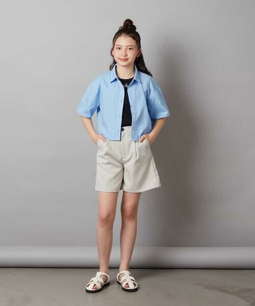 a.v.v / アー・ヴェ・ヴェ その他パンツ | [160]ワンタックショートパンツ | 詳細10