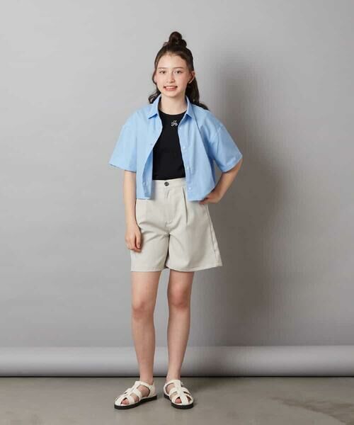 a.v.v / アー・ヴェ・ヴェ その他パンツ | [160]ワンタックショートパンツ | 詳細12