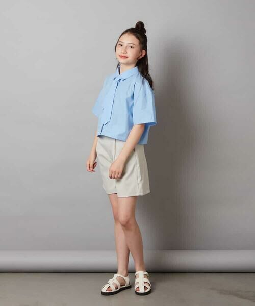 a.v.v / アー・ヴェ・ヴェ その他パンツ | [160]ワンタックショートパンツ | 詳細5