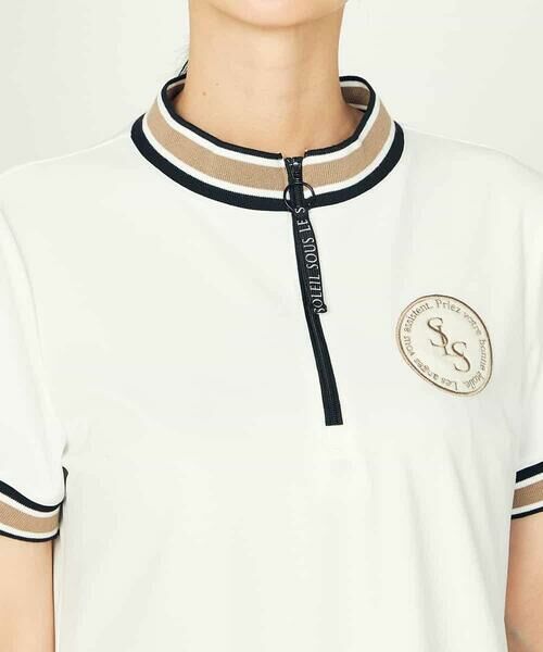 a.v.v / アー・ヴェ・ヴェ ロング・マキシ丈ワンピース | レディースゴルフウエア/ハーフZIPモックネックワンピース | 詳細11