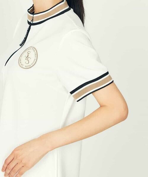 a.v.v / アー・ヴェ・ヴェ ロング・マキシ丈ワンピース | レディースゴルフウエア/ハーフZIPモックネックワンピース | 詳細12