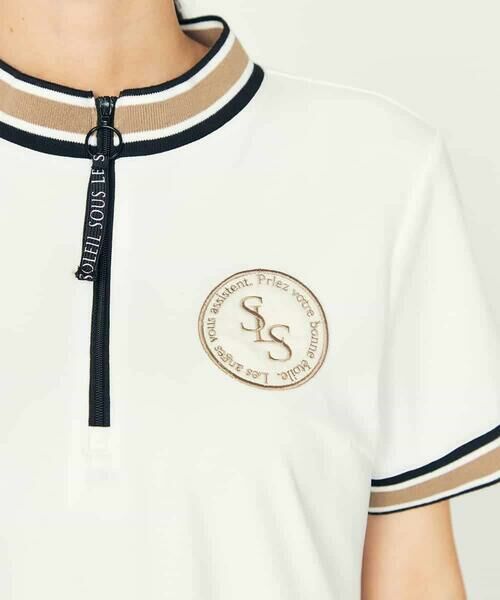 a.v.v / アー・ヴェ・ヴェ ロング・マキシ丈ワンピース | レディースゴルフウエア/ハーフZIPモックネックワンピース | 詳細16