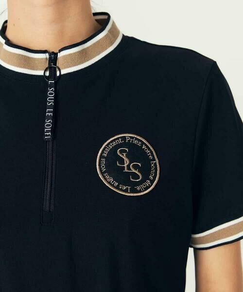 a.v.v / アー・ヴェ・ヴェ ロング・マキシ丈ワンピース | レディースゴルフウエア/ハーフZIPモックネックワンピース | 詳細18