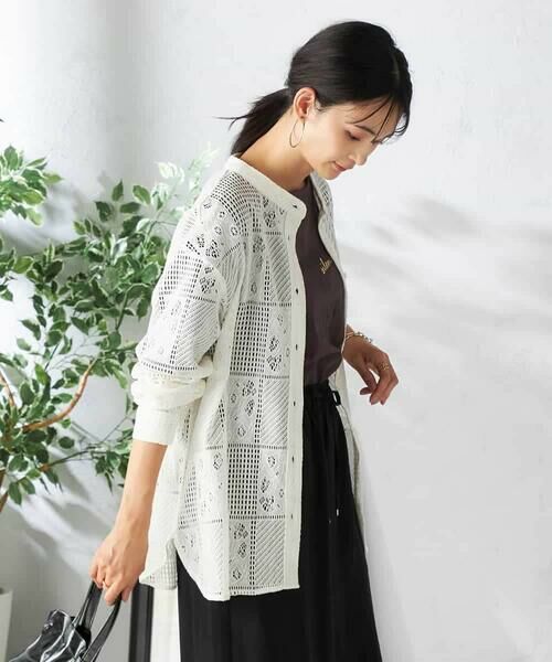 a.v.v / アー・ヴェ・ヴェ シャツ・ブラウス | スクエアレースシャツ | 詳細1