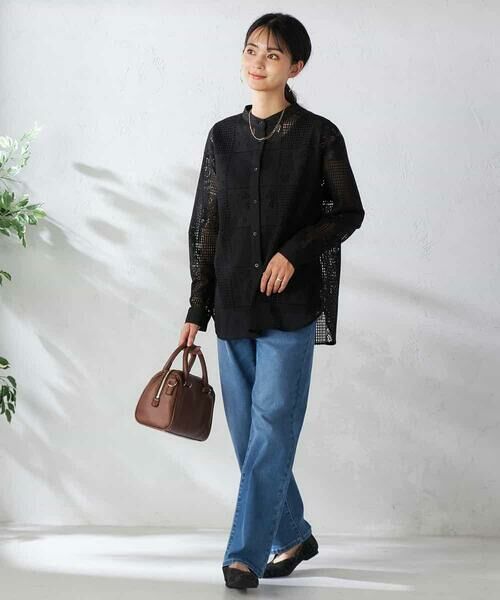 a.v.v / アー・ヴェ・ヴェ シャツ・ブラウス | スクエアレースシャツ | 詳細14