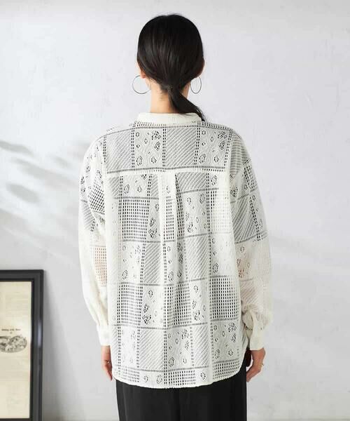 a.v.v / アー・ヴェ・ヴェ シャツ・ブラウス | スクエアレースシャツ | 詳細20