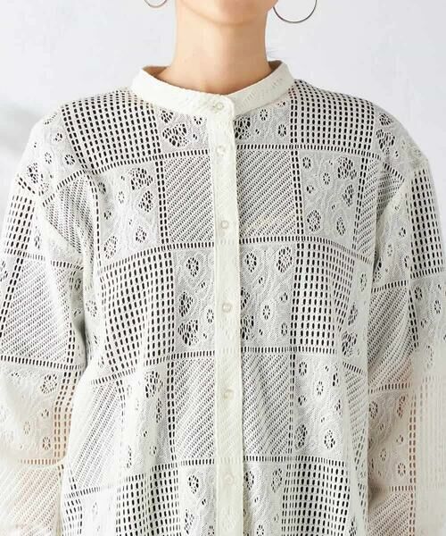 a.v.v / アー・ヴェ・ヴェ シャツ・ブラウス | スクエアレースシャツ | 詳細21