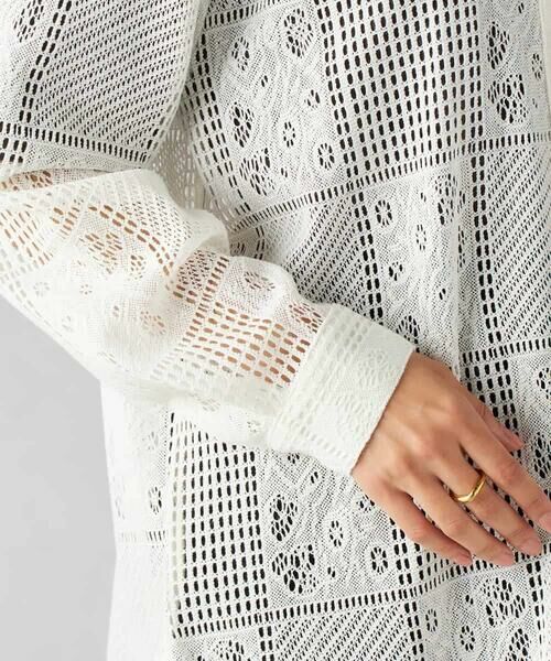 a.v.v / アー・ヴェ・ヴェ シャツ・ブラウス | スクエアレースシャツ | 詳細22