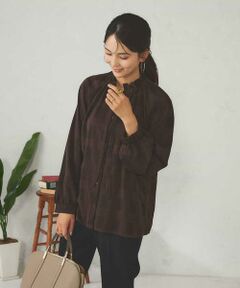 a.v.v / アー・ヴェ・ヴェ シャツ・ブラウス | フリルネックボウタイブラウス