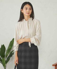 a.v.v / アー・ヴェ・ヴェ シャツ・ブラウス | フリルネックボウタイブラウス