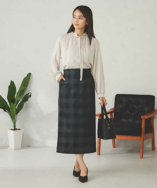 a.v.v / アー・ヴェ・ヴェ シャツ・ブラウス | フリルネックボウタイブラウス | 詳細13