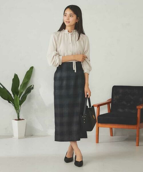 a.v.v / アー・ヴェ・ヴェ シャツ・ブラウス | フリルネックボウタイブラウス | 詳細16