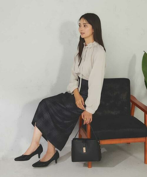 a.v.v / アー・ヴェ・ヴェ シャツ・ブラウス | フリルネックボウタイブラウス | 詳細18