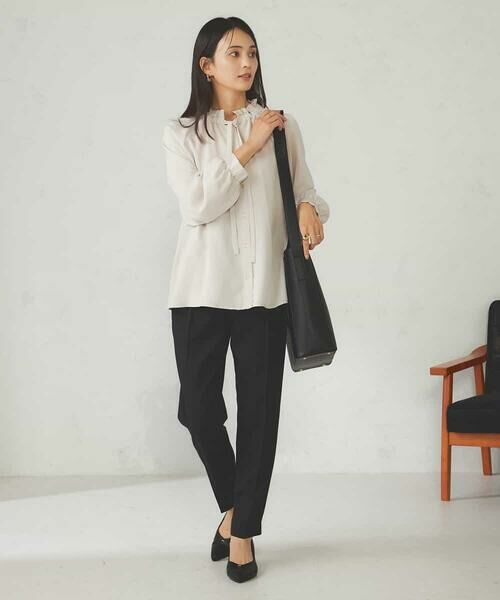 a.v.v / アー・ヴェ・ヴェ シャツ・ブラウス | フリルネックボウタイブラウス | 詳細22