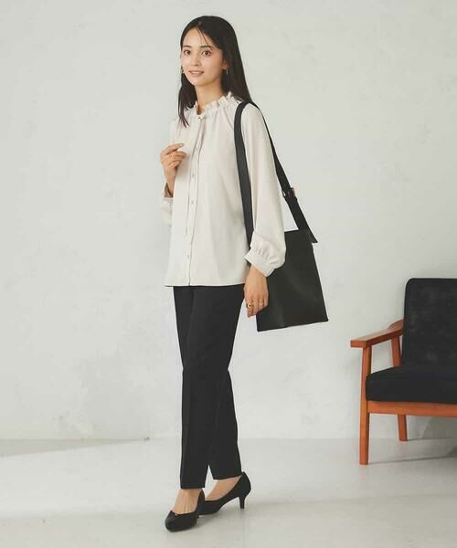 a.v.v / アー・ヴェ・ヴェ シャツ・ブラウス | フリルネックボウタイブラウス | 詳細23