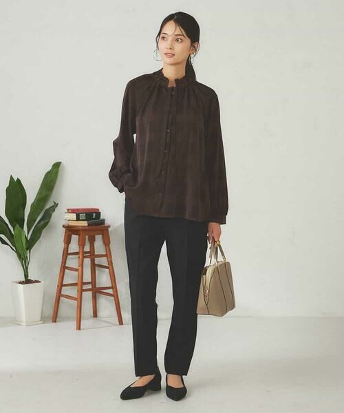 a.v.v / アー・ヴェ・ヴェ シャツ・ブラウス | フリルネックボウタイブラウス | 詳細3
