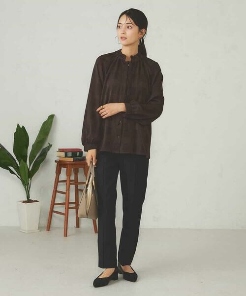a.v.v / アー・ヴェ・ヴェ シャツ・ブラウス | フリルネックボウタイブラウス | 詳細5