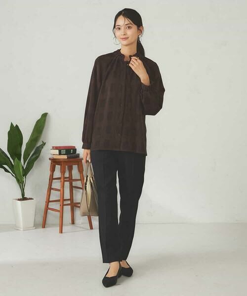 a.v.v / アー・ヴェ・ヴェ シャツ・ブラウス | フリルネックボウタイブラウス | 詳細6