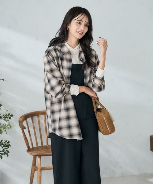 a.v.v / アー・ヴェ・ヴェ シャツ・ブラウス | オンブレーチェックシャツ | 詳細1
