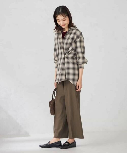 a.v.v / アー・ヴェ・ヴェ シャツ・ブラウス | オンブレーチェックシャツ | 詳細12