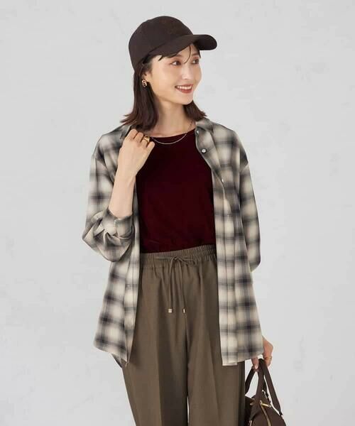 a.v.v / アー・ヴェ・ヴェ シャツ・ブラウス | オンブレーチェックシャツ | 詳細5