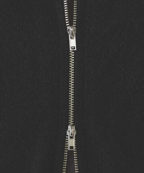 a.v.v / アー・ヴェ・ヴェ カーディガン・ボレロ | 【さらさらタッチ】ミニブークレWジップカーディガン | 詳細5