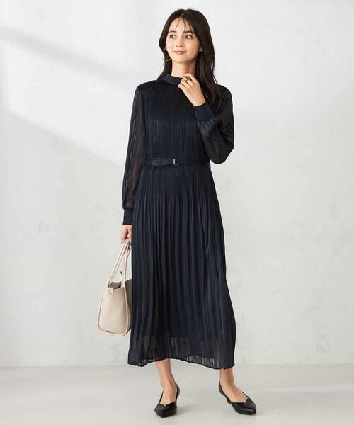 a.v.v / アー・ヴェ・ヴェ ロング・マキシ丈ワンピース | ランダムプリーツワンピース | 詳細12