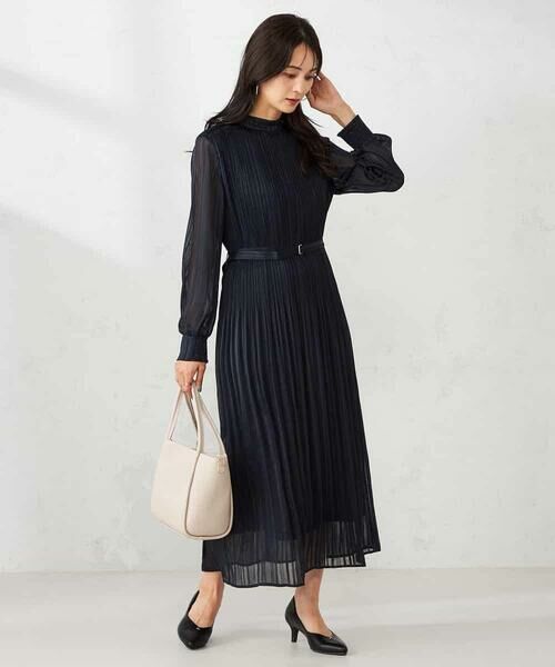 a.v.v / アー・ヴェ・ヴェ ロング・マキシ丈ワンピース | ランダムプリーツワンピース | 詳細13