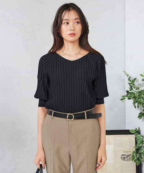 a.v.v / アー・ヴェ・ヴェ ニット・セーター | プリーツライクニット | 詳細15