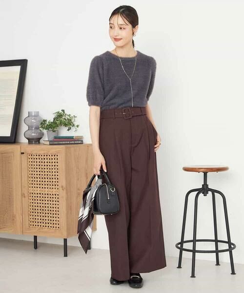 a.v.v / アー・ヴェ・ヴェ ニット・セーター | フェザーヤーンハーフスリーブニット | 詳細11