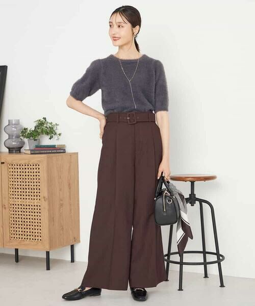 a.v.v / アー・ヴェ・ヴェ ニット・セーター | フェザーヤーンハーフスリーブニット | 詳細13