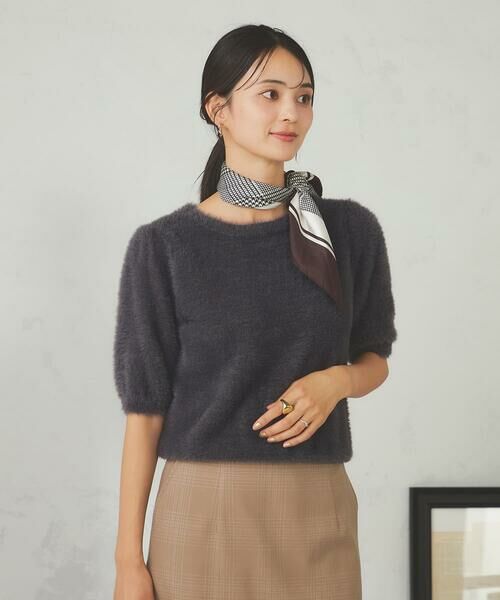 a.v.v / アー・ヴェ・ヴェ ニット・セーター | フェザーヤーンハーフスリーブニット | 詳細18