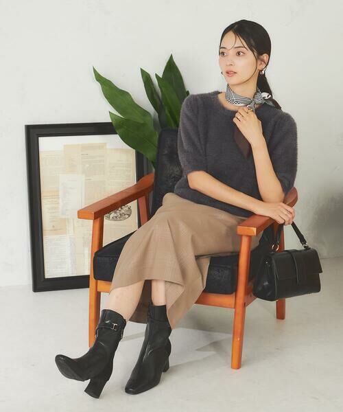 a.v.v / アー・ヴェ・ヴェ ニット・セーター | フェザーヤーンハーフスリーブニット | 詳細19