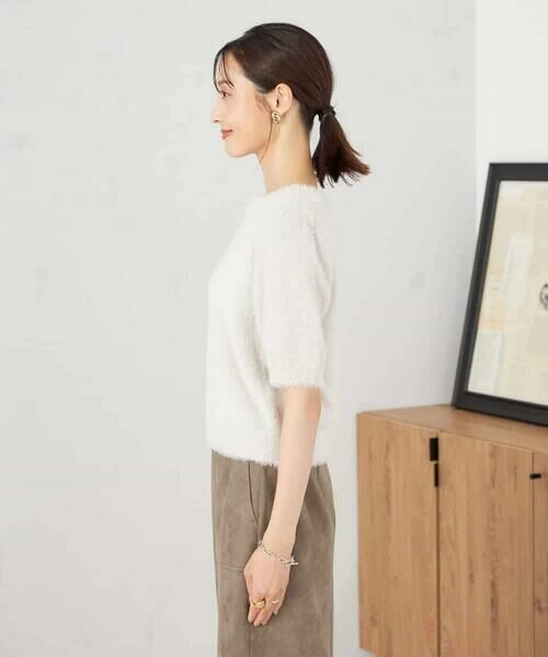 a.v.v / アー・ヴェ・ヴェ ニット・セーター | フェザーヤーンハーフスリーブニット | 詳細24