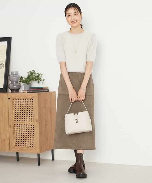 a.v.v / アー・ヴェ・ヴェ ニット・セーター | フェザーヤーンハーフスリーブニット | 詳細3