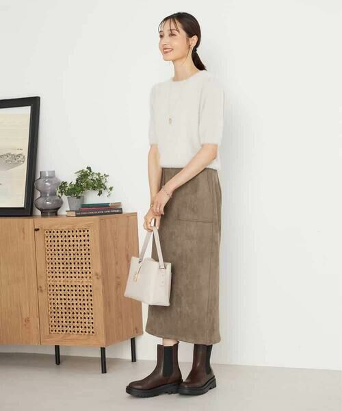 a.v.v / アー・ヴェ・ヴェ ニット・セーター | フェザーヤーンハーフスリーブニット | 詳細4