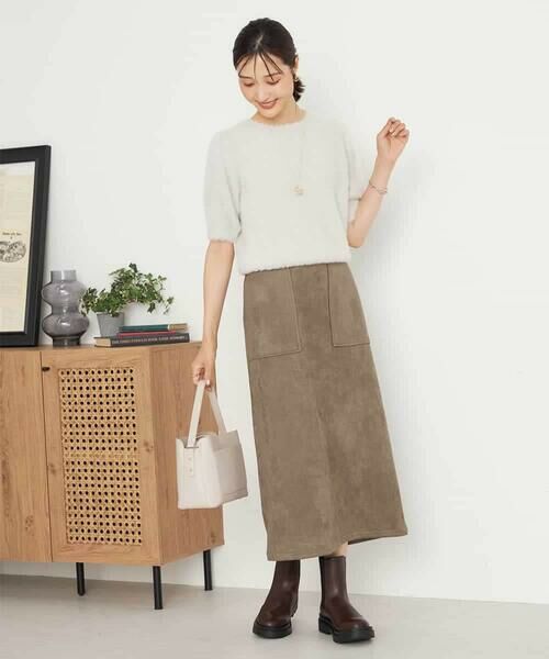 a.v.v / アー・ヴェ・ヴェ ニット・セーター | フェザーヤーンハーフスリーブニット | 詳細7