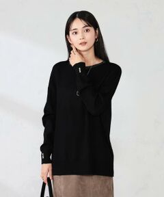 a.v.v / アー・ヴェ・ヴェ ニット・セーター | 袖パール付きチュニックニット