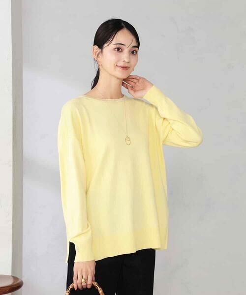 a.v.v / アー・ヴェ・ヴェ ニット・セーター | 袖パール付きチュニックニット | 詳細1