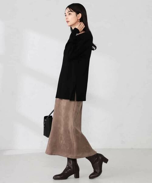 a.v.v / アー・ヴェ・ヴェ ニット・セーター | 袖パール付きチュニックニット | 詳細13